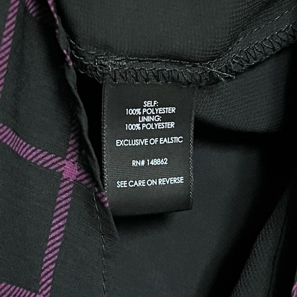 Torrid Crinkle Chiffon Smocked Neck Blouse SZ 3X Windowpane Whimsigoth Victorian - Picture 4 of 14